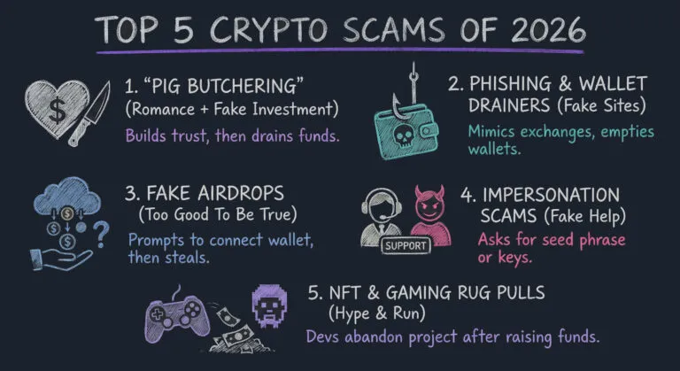 The Digital Wild West: Navigating the Top 5 Crypto Scams of 2026