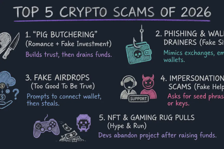 The Digital Wild West: Navigating the Top 5 Crypto Scams of 2026