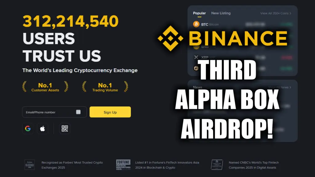 Claim 3rd Binance Alpha Box Airdrop: Details Revealed