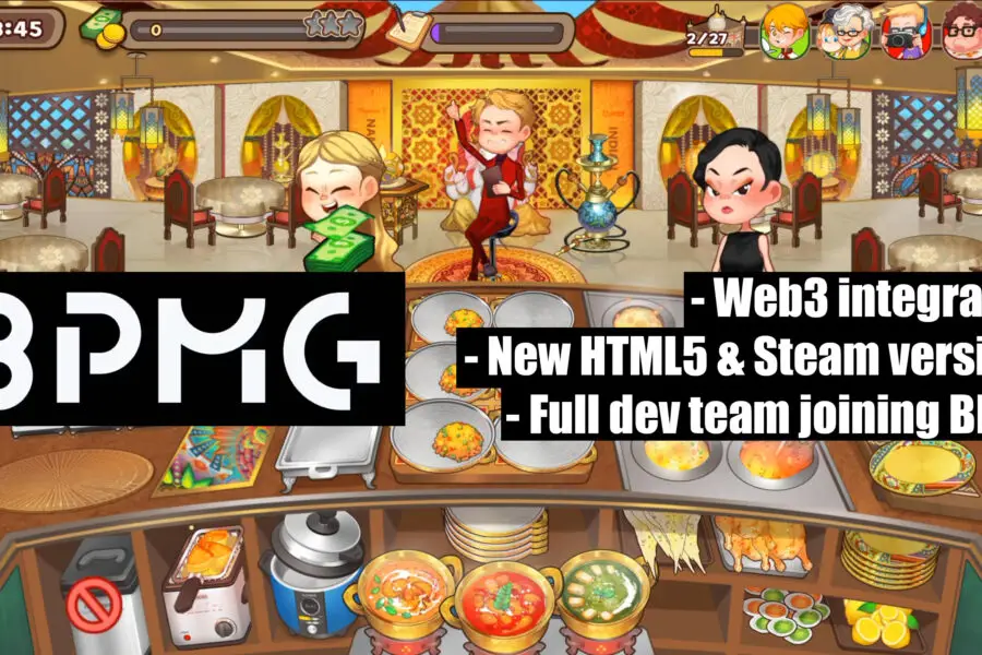 BPMG Acquires Global IP for Cooking Adventure, Brings 33M-Download Game to Web3