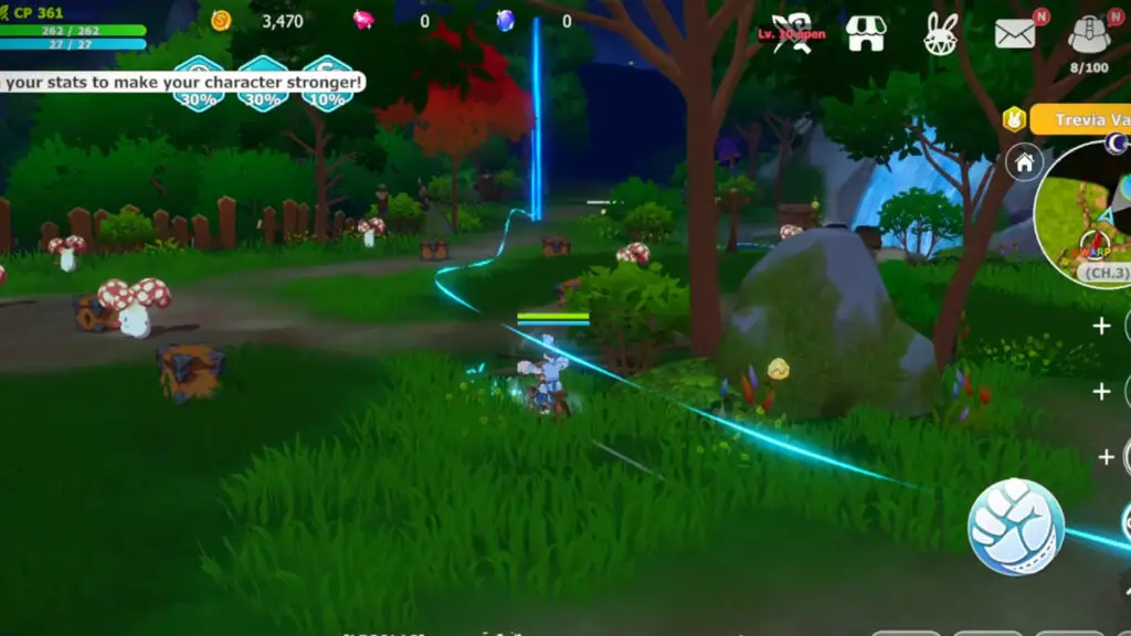 Seal M on CROSS gameplay