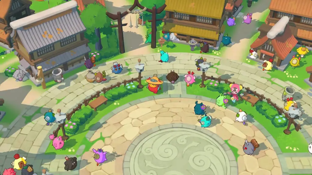 Image 1: Axie infinity: Atia's Legacy Playtest 2, gameplay, hub area