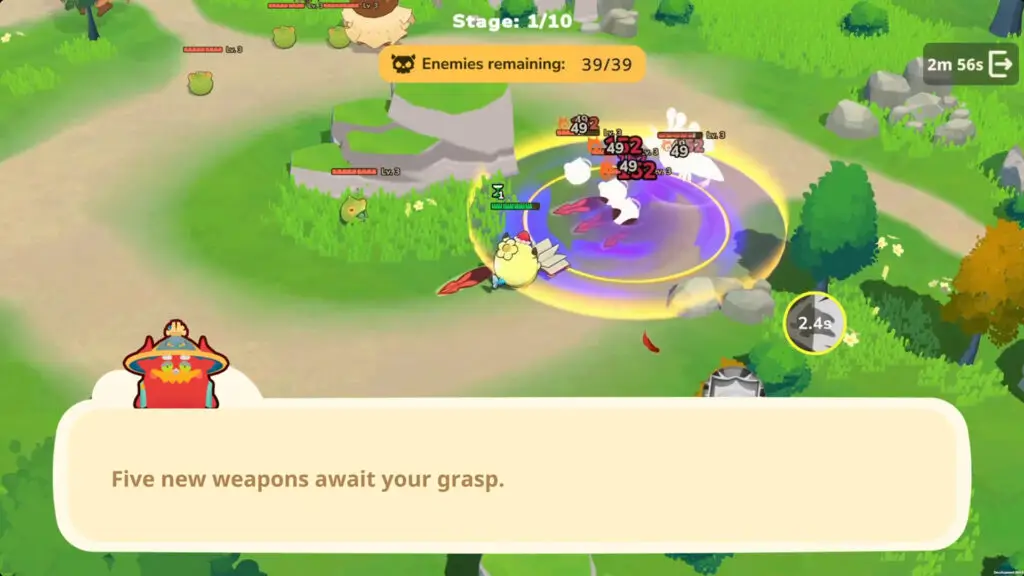Image 3: Axie infinity: Atia's Legacy Playtest 2, gameplay, combat, new weapons