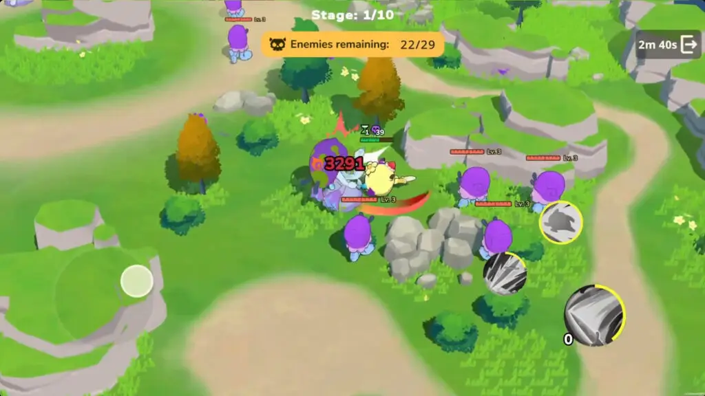 Image 4: Axie infinity: Atia's Legacy Playtest 2, gameplay, combat, dash attack