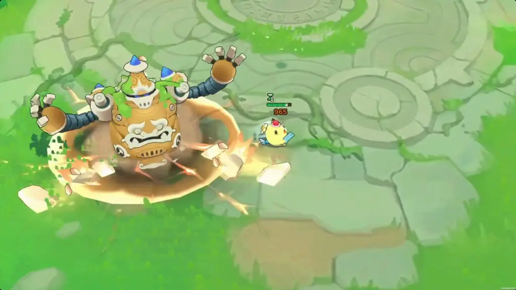 Image 6: Axie infinity: Atia's Legacy Playtest 2, gameplay, combat, boss