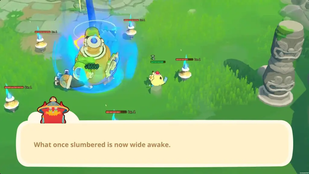 Image 7: Axie infinity: Atia's Legacy Playtest 2, gameplay, combat, boss empowered