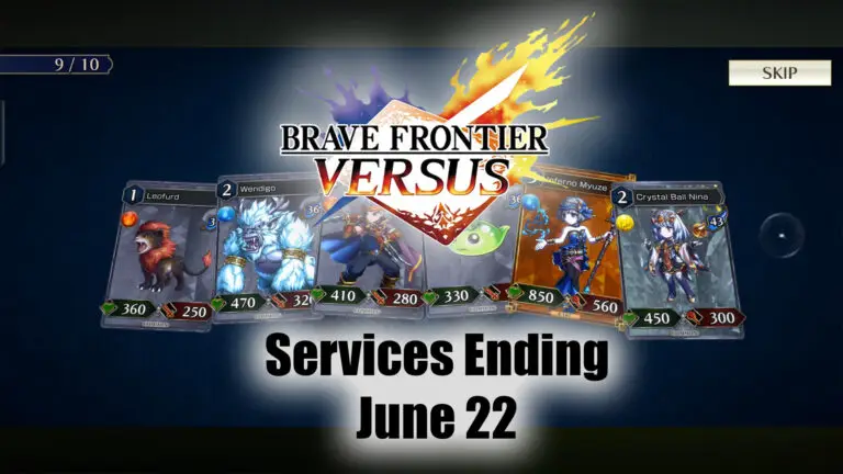 Brave Frontier Versus: Trading Cards Say Goodbye In June