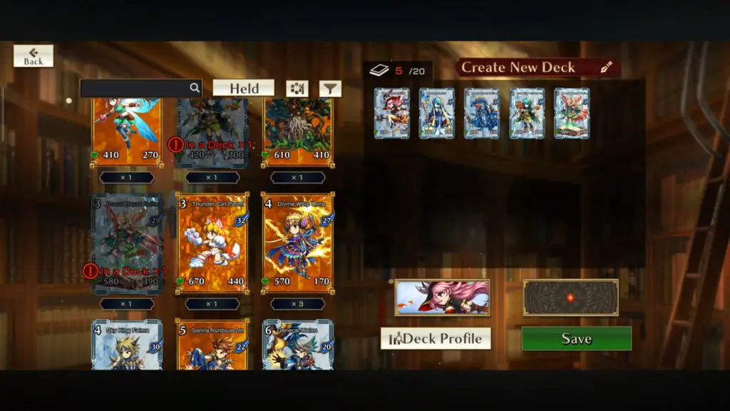 Brave Frontier Versus, gameplay, cards, TCG