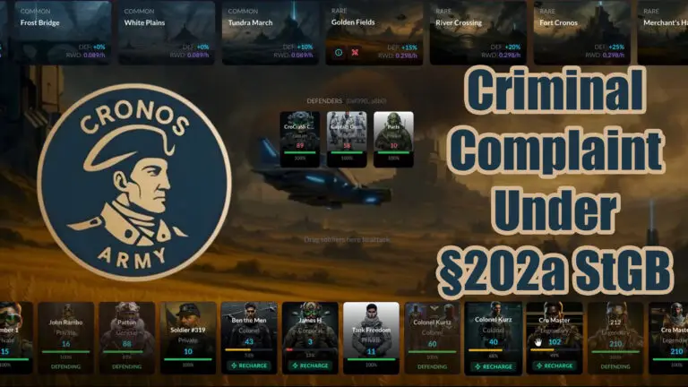 Cronos Army Reports XP Exploit Perpetrator to German Authorities