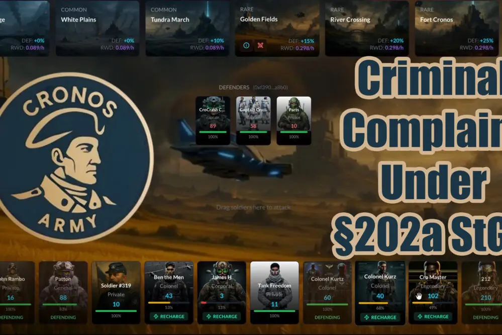 Cronos Army Reports XP Exploit Perpetrator to German Authorities Article Image