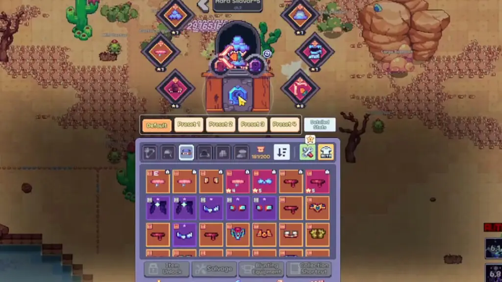 Pixel Heroes Adventure, gameplay, shutdown servers, UI, menu
