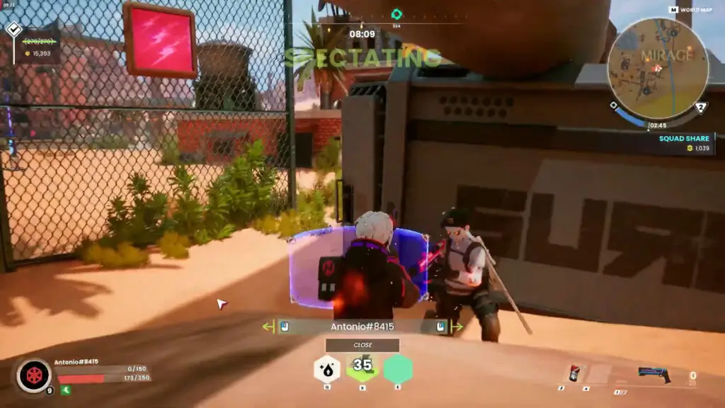 XOCIETY, gameplay, combat, shield