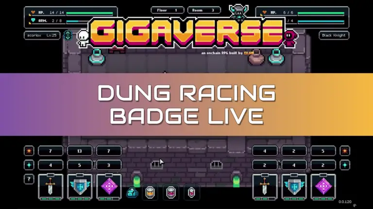 Gigling Racing Abstract Badge is live! Throw dung!