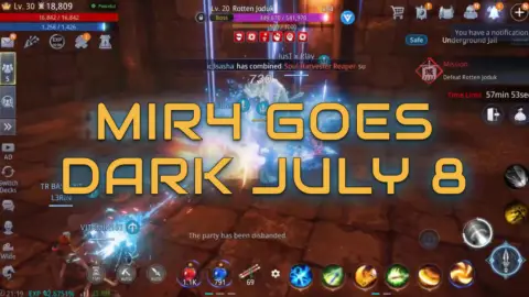 MIR4 Goes Dark for July 8th Maintenance