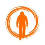 Warped logo