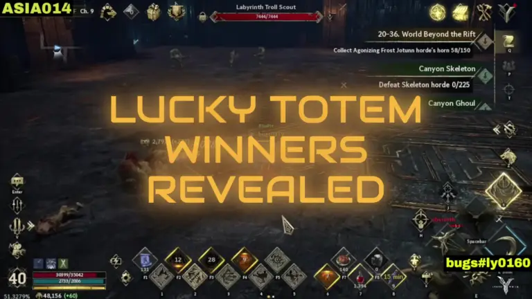 Legend Of Ymir Lucky Totem Event Winners