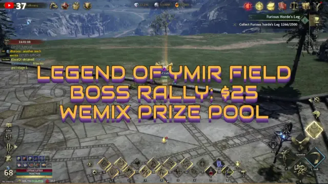 Legend of Ymir Field Boss Rally: $25 WEMIX Prize Pool