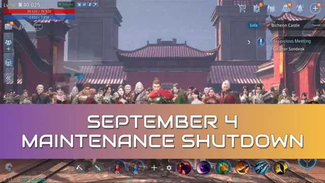 MIR4 Global Servers Down Sept 4, WEMIX Slump