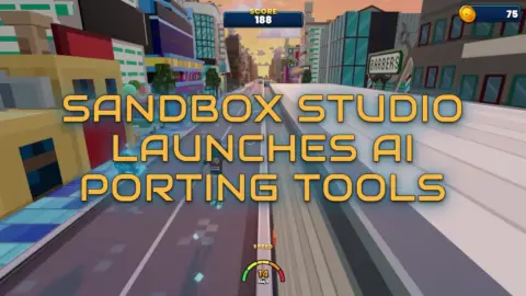 The Sandbox Studio Beta Launches AI Porting Tools for Game Builders
