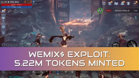 WEMIX$ Exploit Mints 5.22 Million Tokens As MIR4 Waits 23 Days To Get DRACO And HYDRA Back