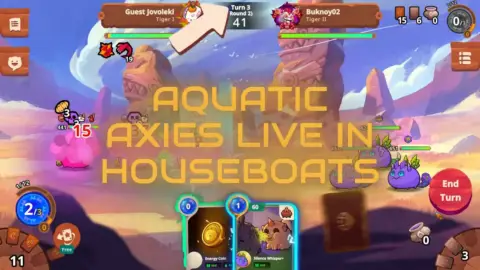 Axie Aquatic Tribe Builds Floating Wooden Houses