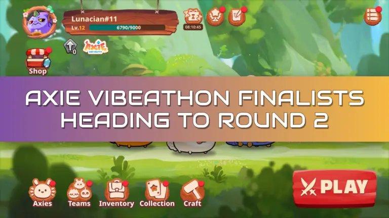 Axie Vibeathon Finalists: Meet the Top 8 Games Heading to Round 2
