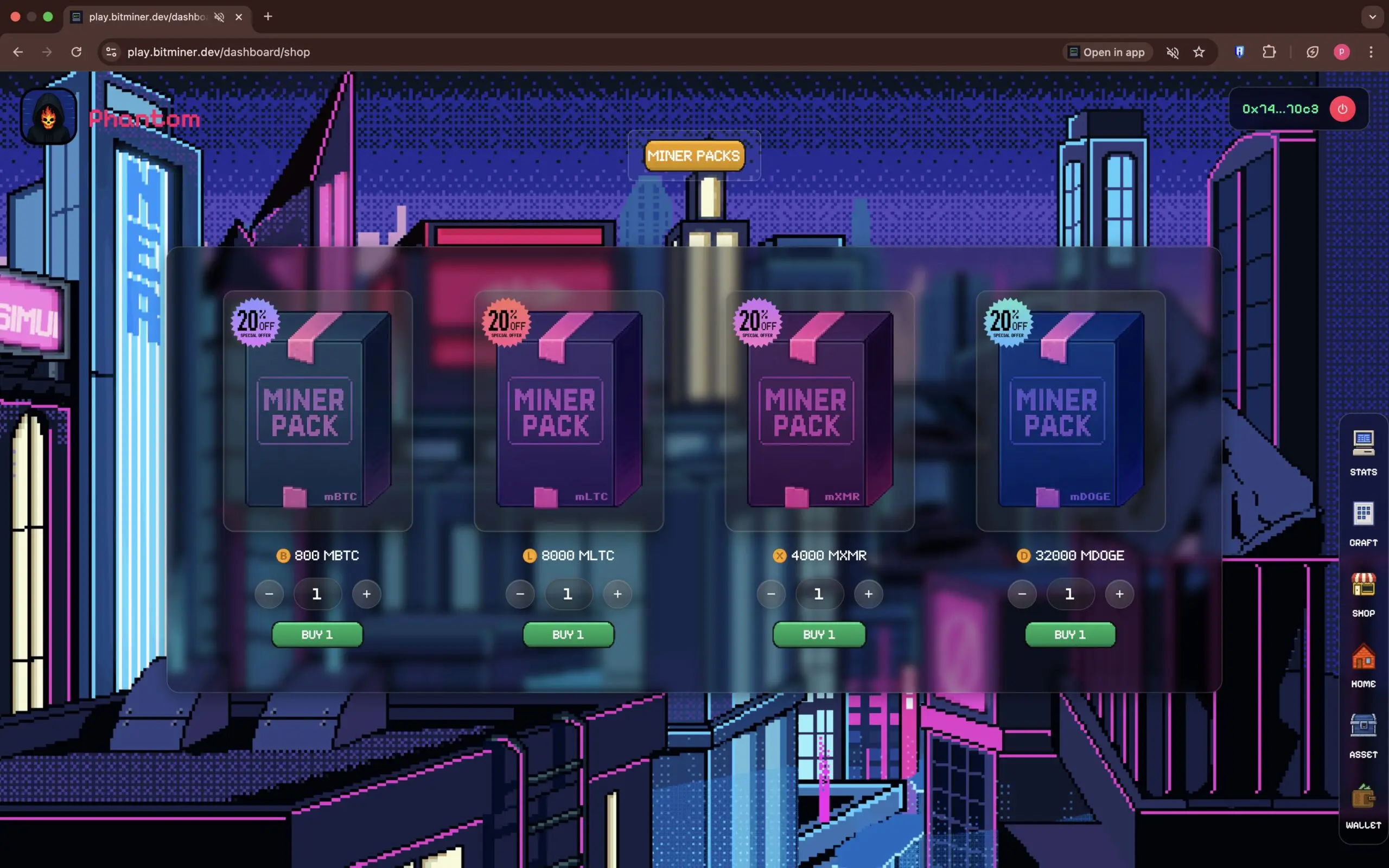 BitMiner screenshot