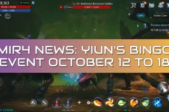 MIR4 News: Yiun’s Bingo Event Runs October 12 to 18
